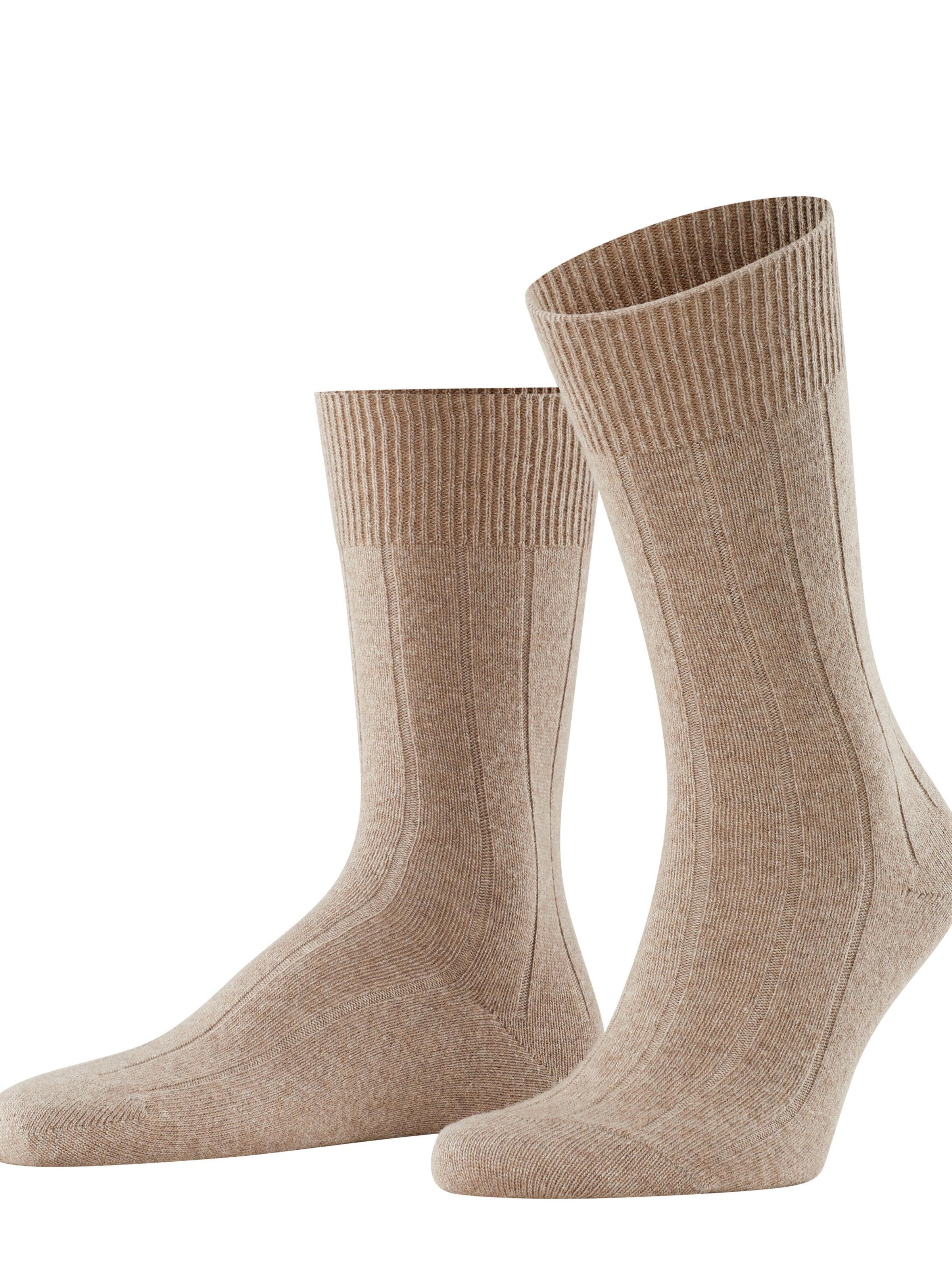 FALKE Socken 'Lhasa Rib'‌‌‌‌‌ in Braun: Vorderseite