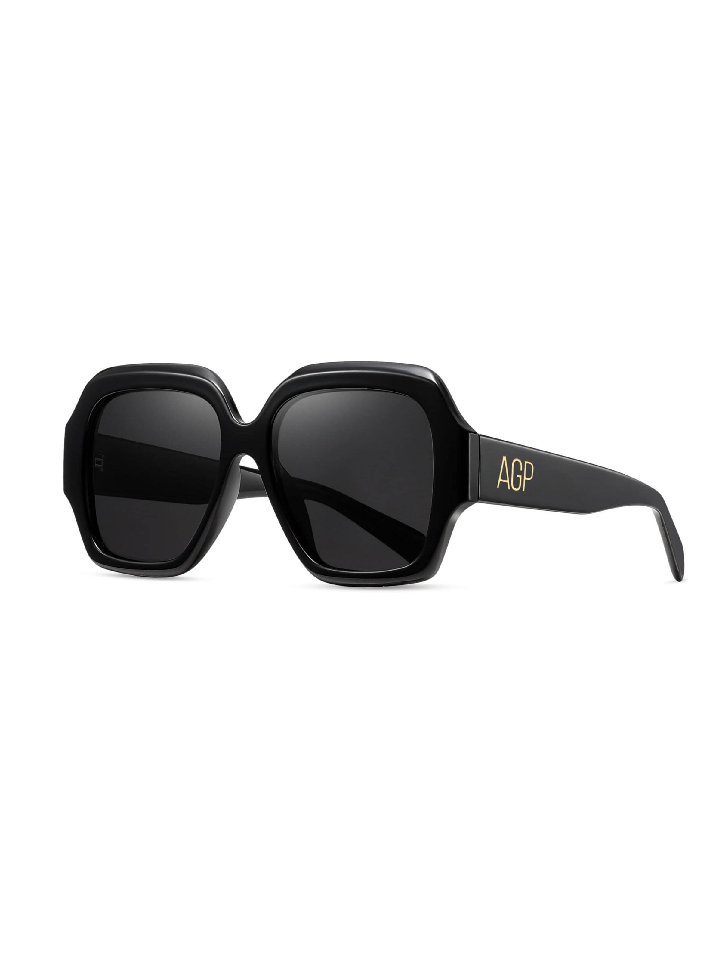 AVANT-GARDE PARIS - Óculos de sol 'Square Damaris' em preto: frente