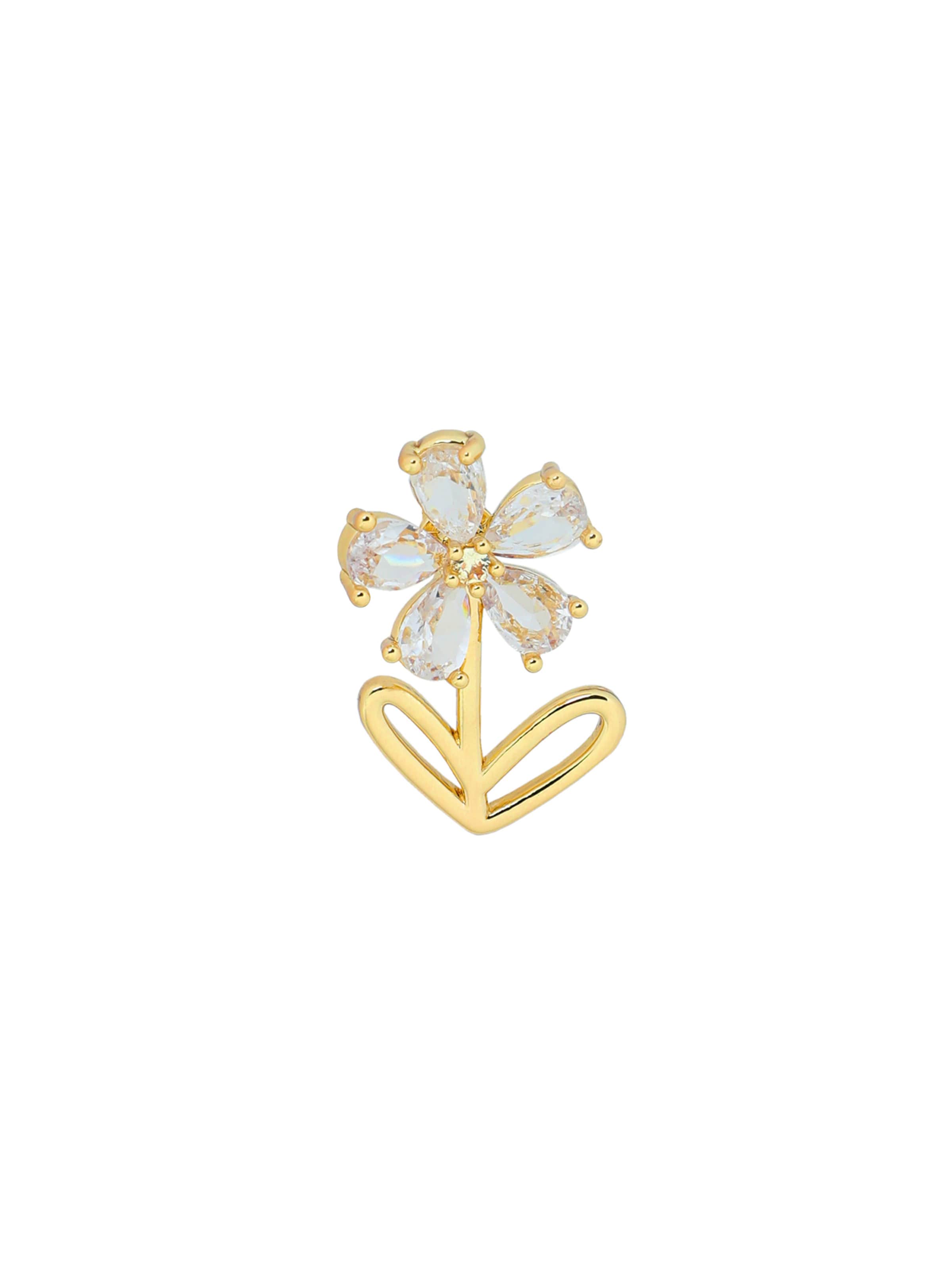 TATUUM Brosche 'Kiwo' in Gold: Vorderseite
