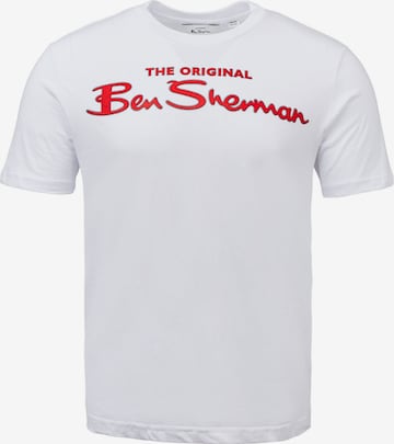 Ben Sherman Shirt 'Signature' in Wit: voorkant