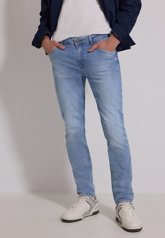 Street One MEN Slim fit Jeans 'Player' in Blue: front