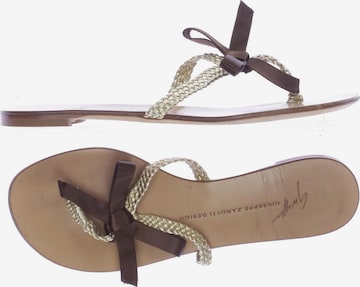 Giuseppe Zanotti Sandalen 39 in Gold: predná strana