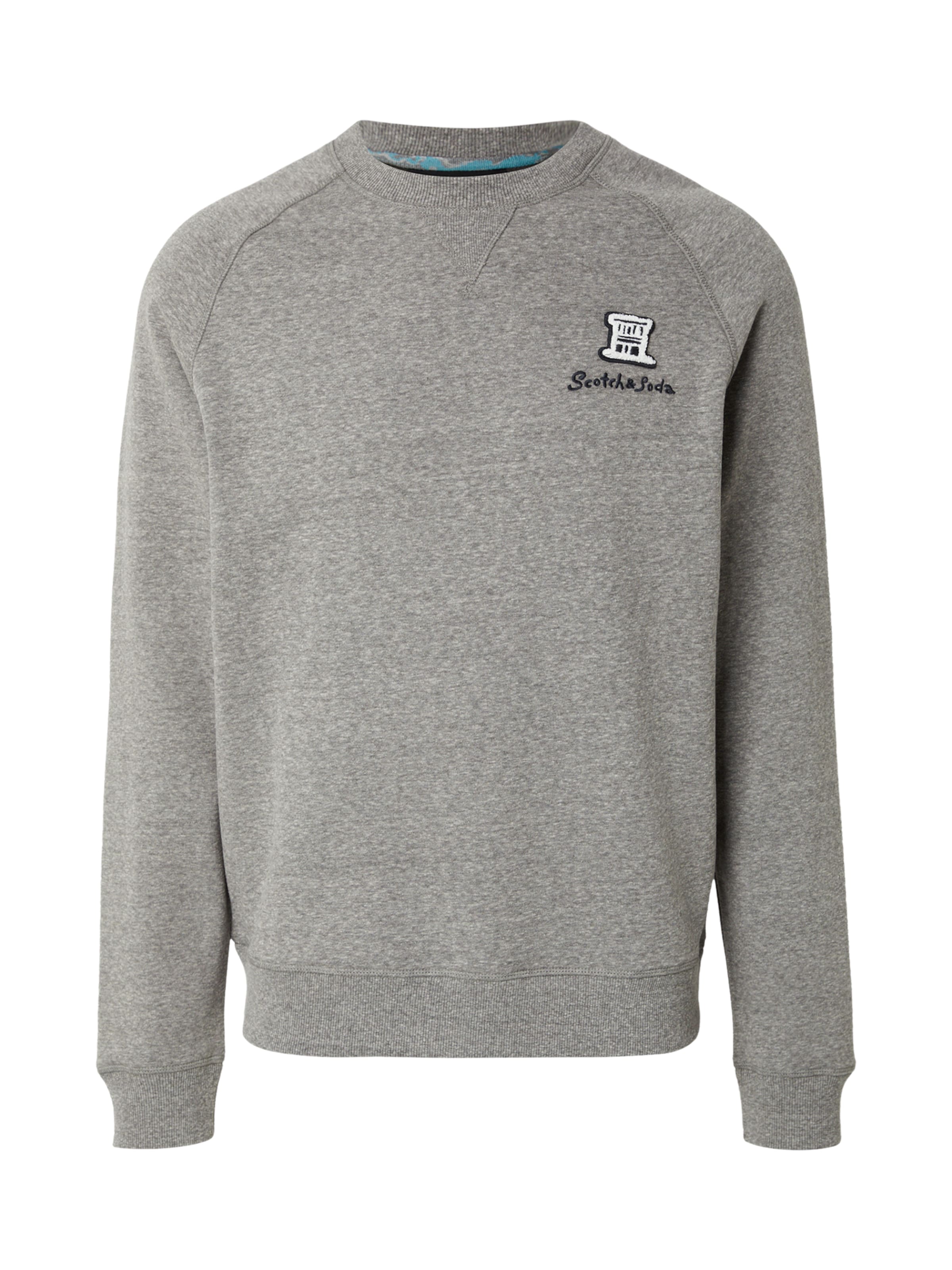 SCOTCH & SODA Sweatshirt i grå: framsida