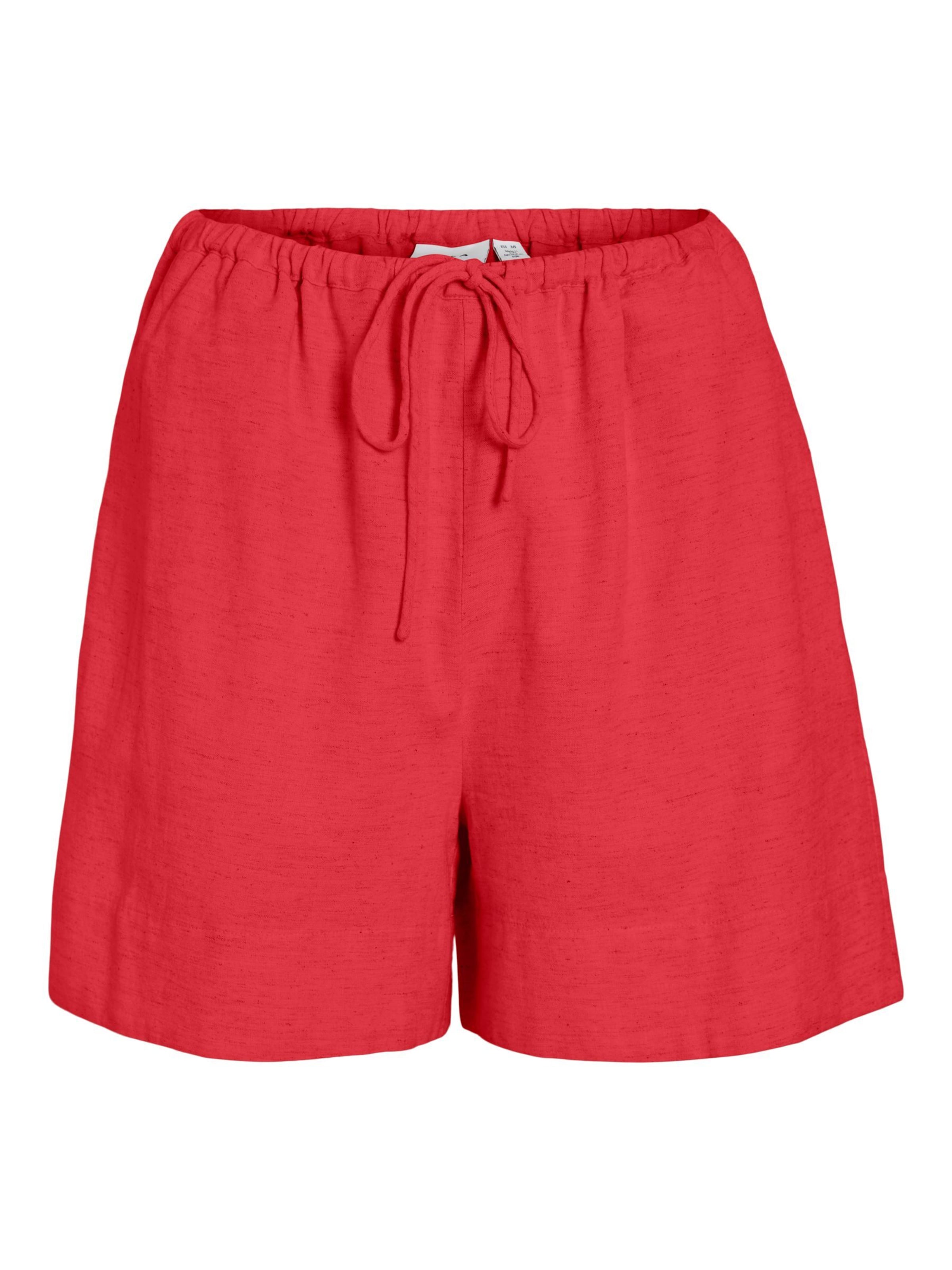 Pantalon VILA en rouge : devant