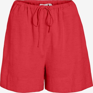 Pantalon VILA en rouge : devant