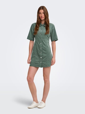 Robe-chemise 'ONLAime' ONLY en vert