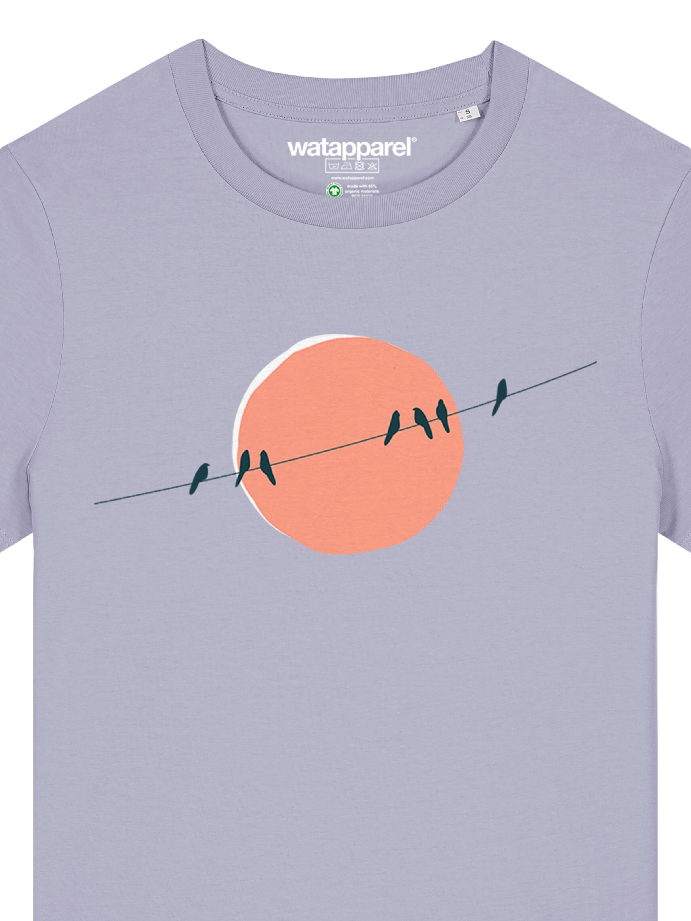 Maglietta 'Countryside 01' di Watapparel in lilla