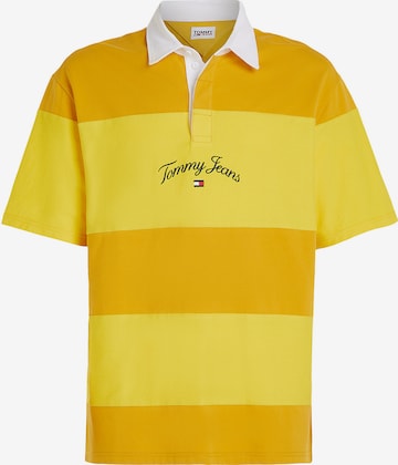 dzeltens Tommy Jeans T-Krekls: no priekšpuses