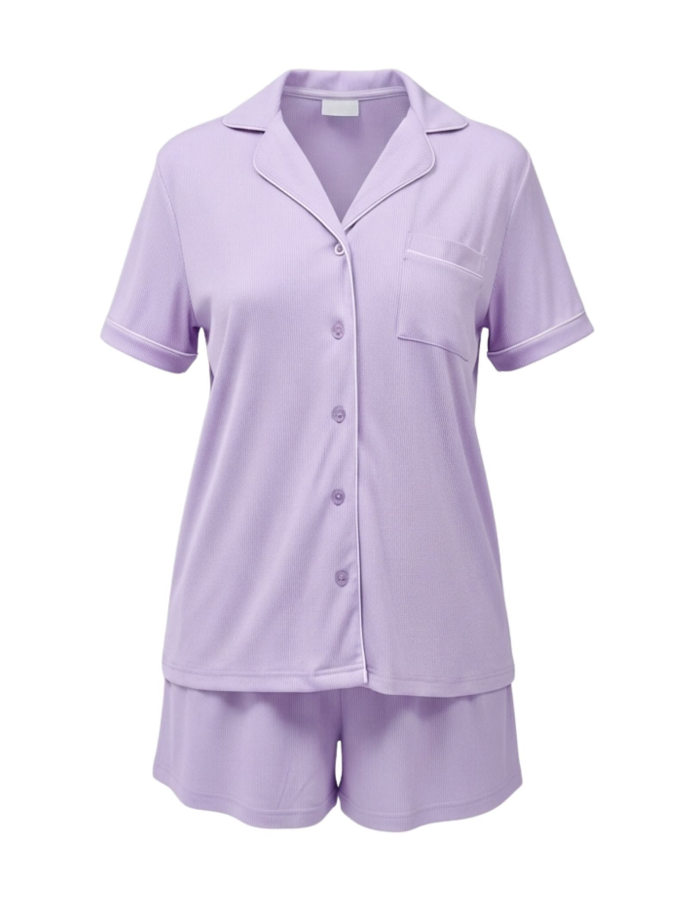 Loungeable Pyjama in Lila: Vorderseite