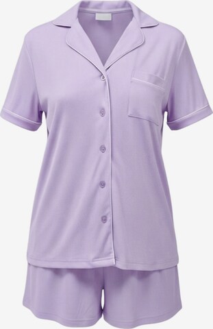 Loungeable Pyjama in Lila: Vorderseite
