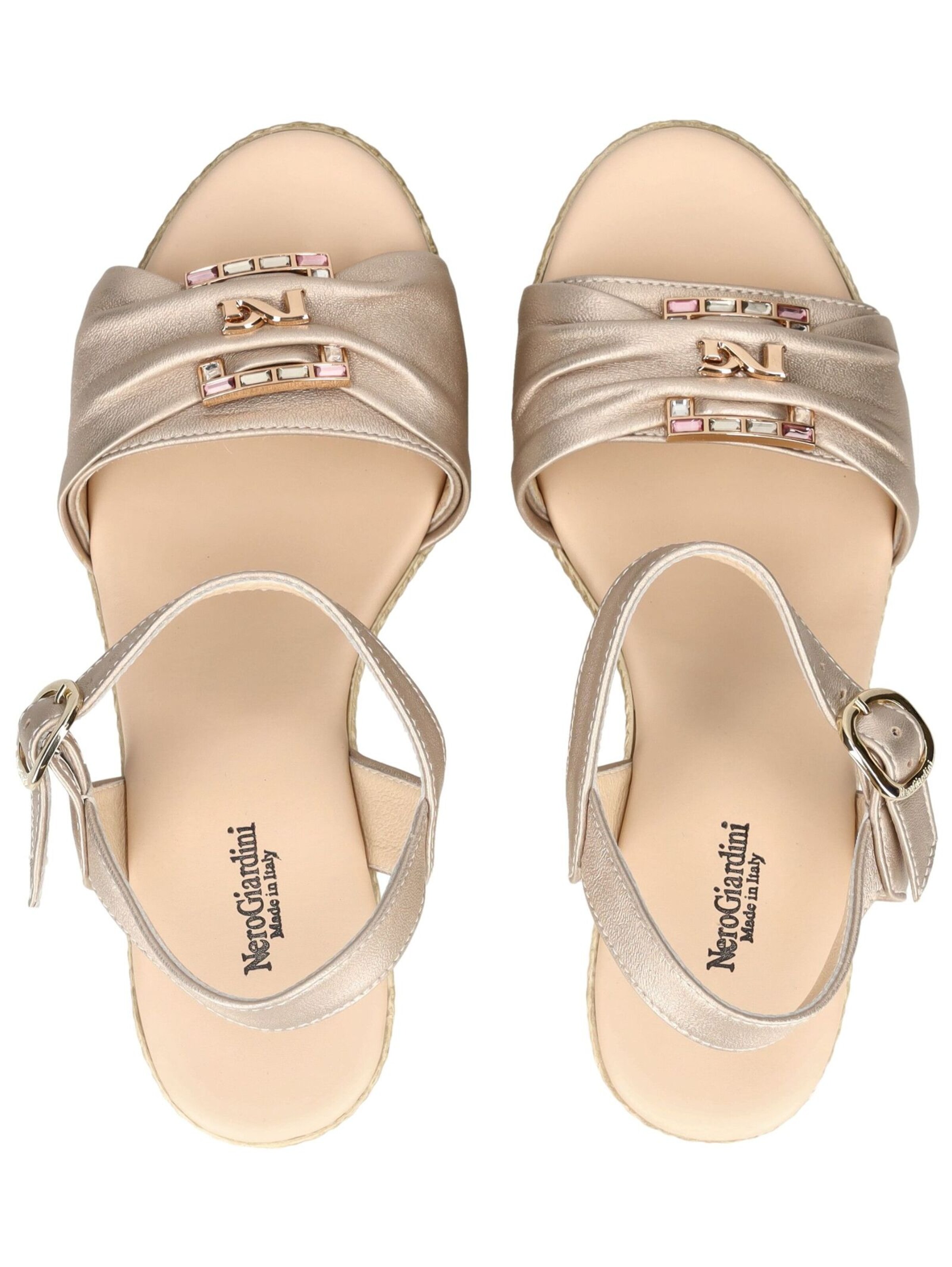 Sandales Nero Giardini en or