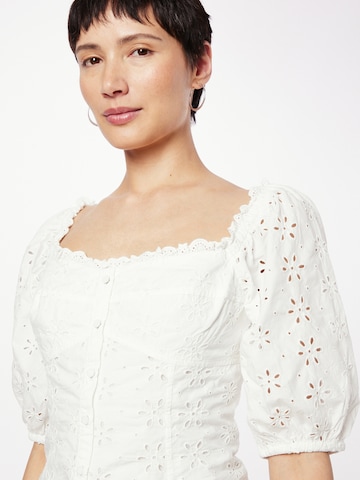 GAP - Blusa 'EYELET' em branco