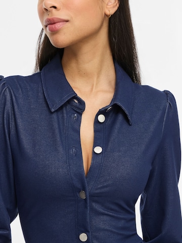 VILA Blousejurk 'VIChania' in Blauw