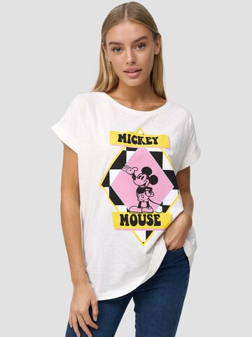 Recovered T-Shirt 'Mickey Mouse Pop Colour' in Beige: predná strana