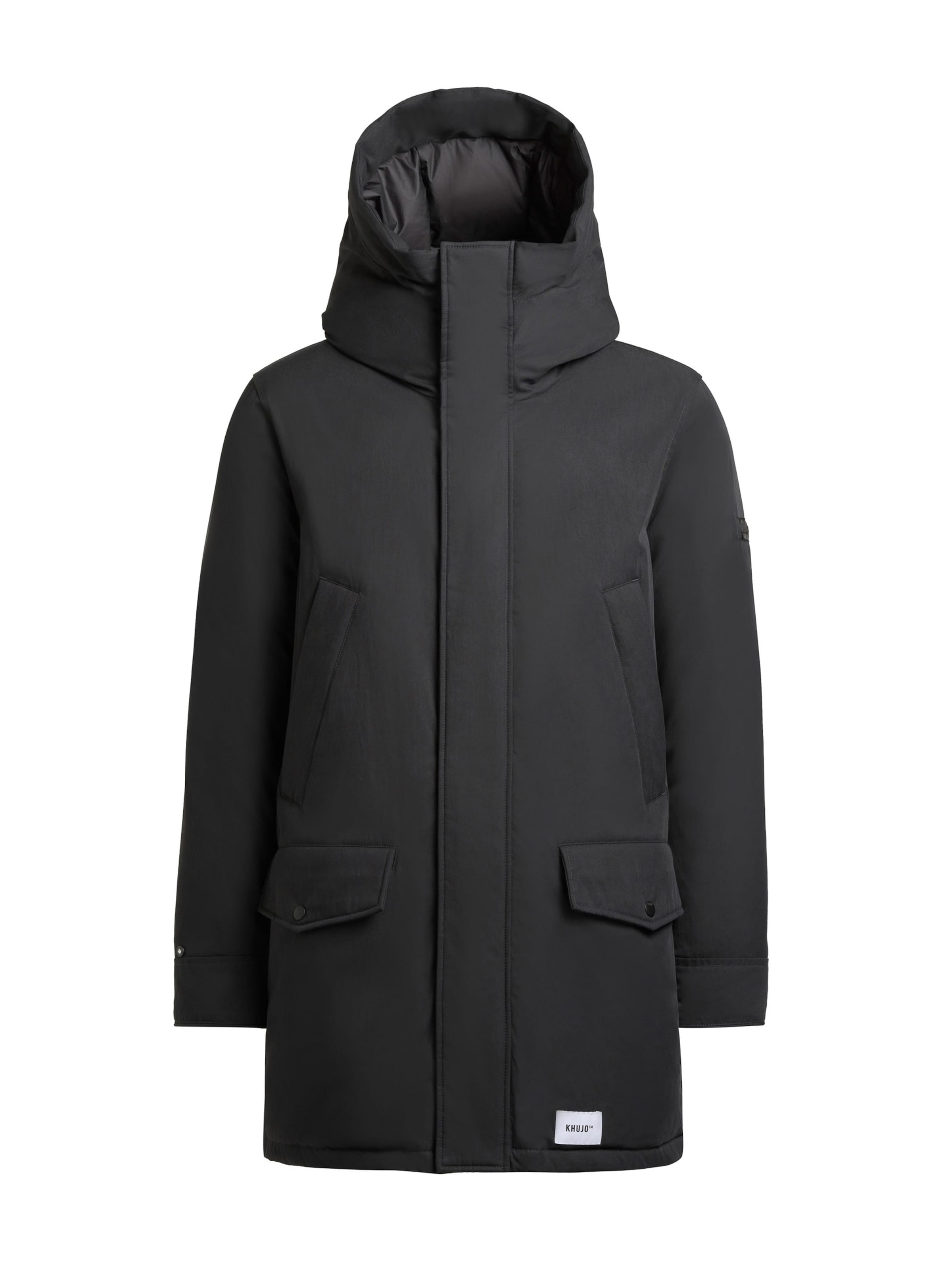 khujo Χειμερινό παρκά 'KIRK' σε γκρι: μπροστά