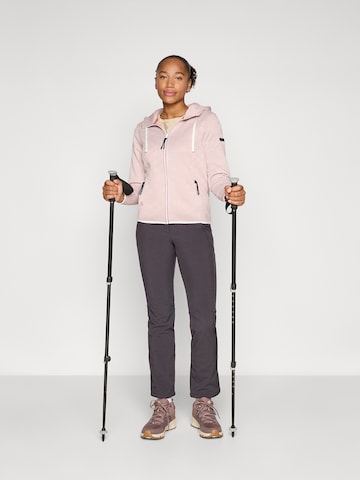 ICEPEAK - Casaco de velo funcional 'AUEN' em roxo