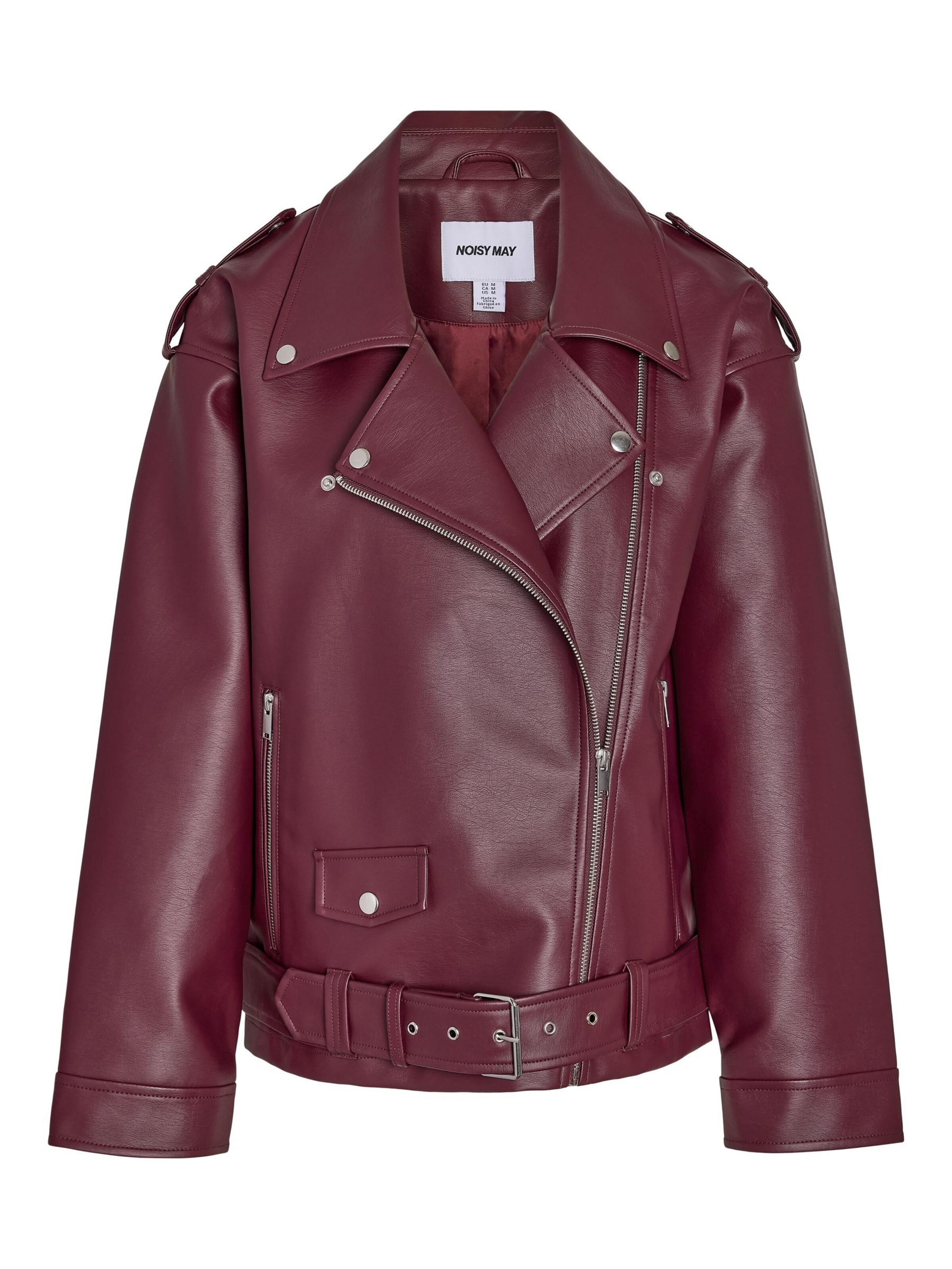 Noisy may - Chaqueta de entretiempo 'NMPaulina' en rojo: frente