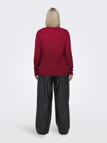 ONLY Carmakoma Pullover 'CARXmas' i rød