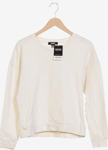 Zign Sweatshirt & Zip-Up Hoodie in M in White: front