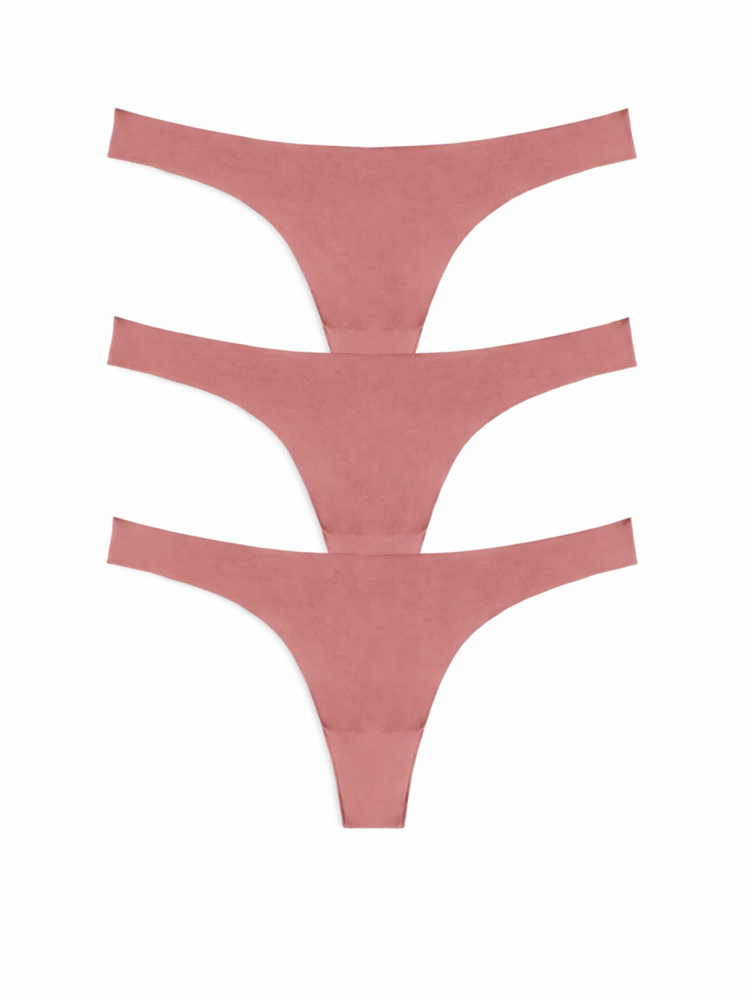Culotte 'Leafletic Women’s Low Rise Brazilian' LEAFLETIC en rose : devant