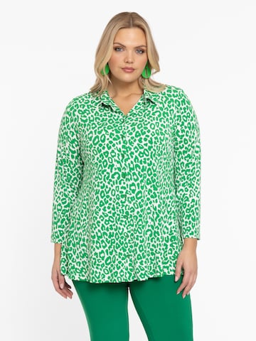 YOEK Blouse in Green: front