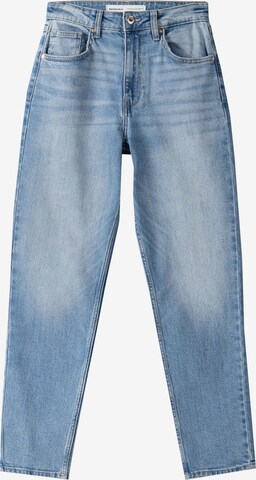 Bershka Tapered Jeans in Blau: predná strana