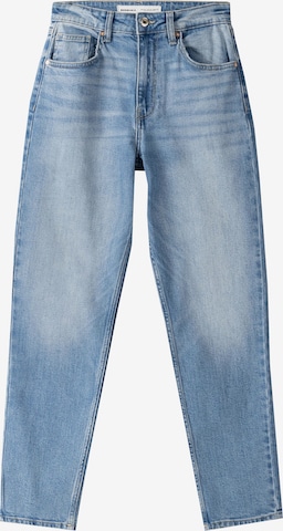 Bershka Tapered Jeans i blå: forside