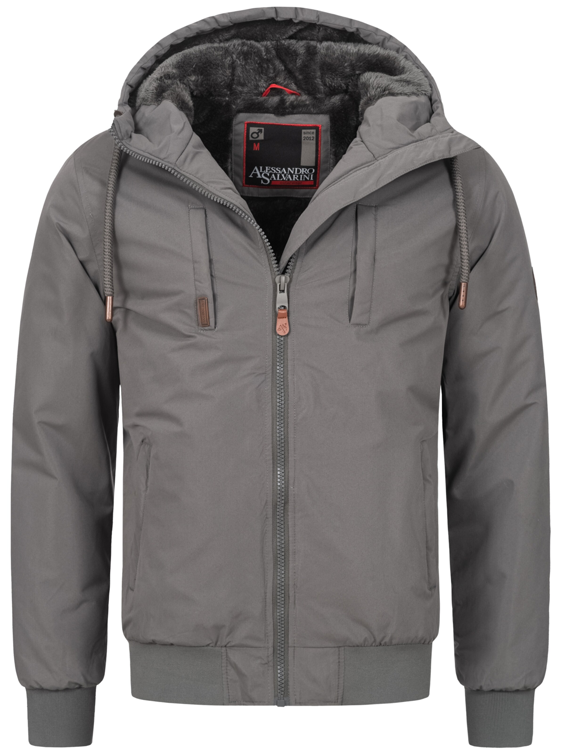 Alessandro Salvarini Jacke in Grau