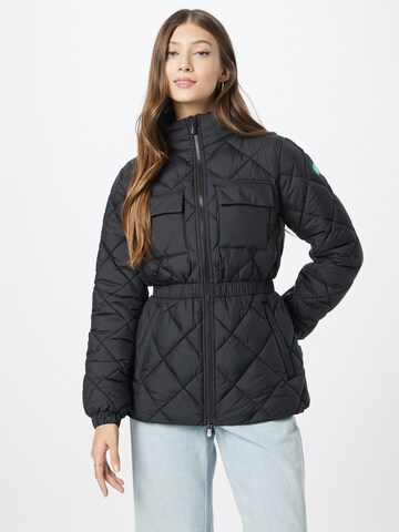 SAVE THE DUCK Between-Season Jacket 'ERIS' in Black: front