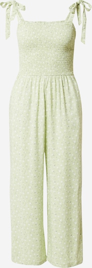 HOLLISTER Jumpsuit in Green / Pastel green / White, Item view