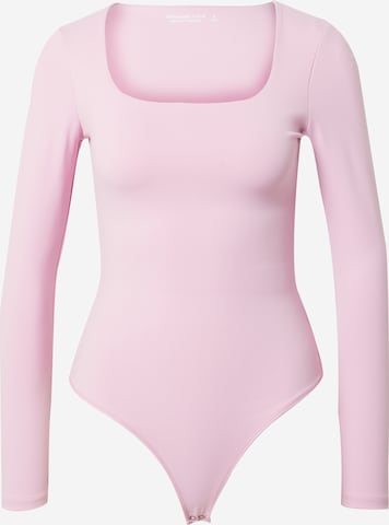 Abercrombie & Fitch Tričkové body – pink: přední strana