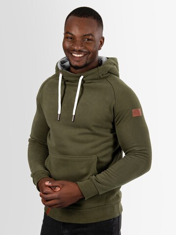 Alessandro Salvarini Sweatshirt 'Beeno' in Groen: voorkant