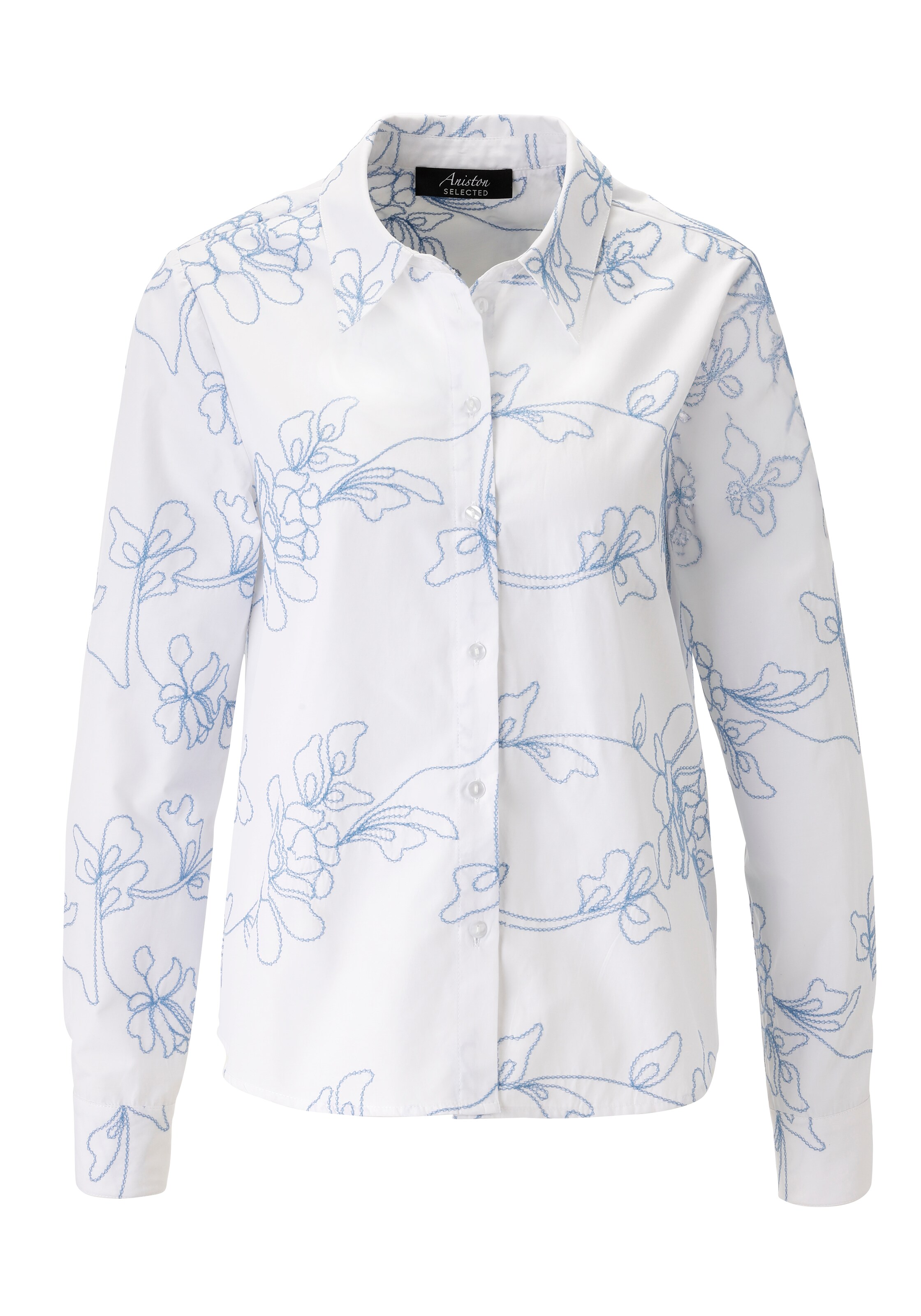 Aniston SELECTED Bluse in Weiß: Vorderseite