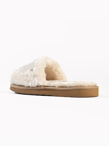 Pantoufle 'Lolo' Minnetonka en beige