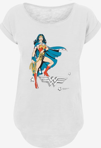 T-shirt 'DC Comics Wonder Woman' F4NT4STIC en blanc : devant
