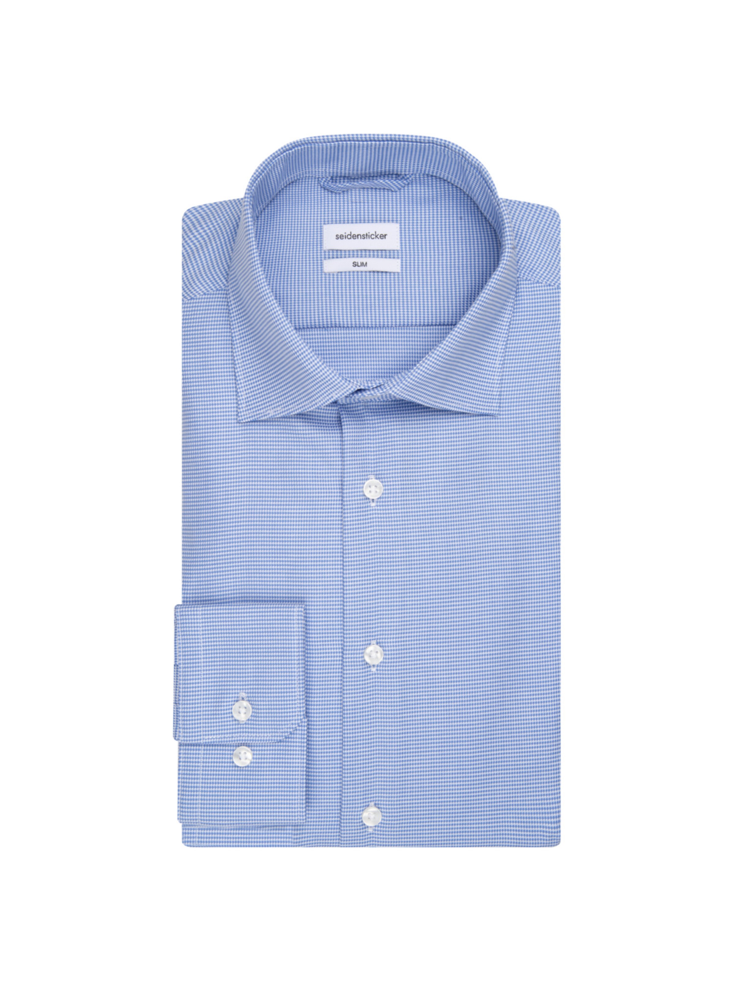 SEIDENSTICKER Slim fit Business shirt in Blue