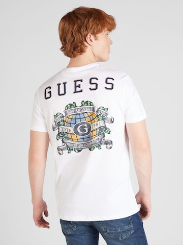 T-Shirt GUESS en blanc