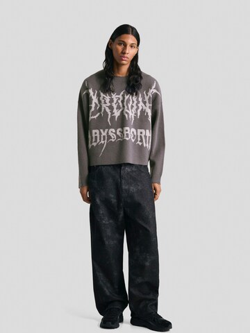BershkaPulover - siva boja