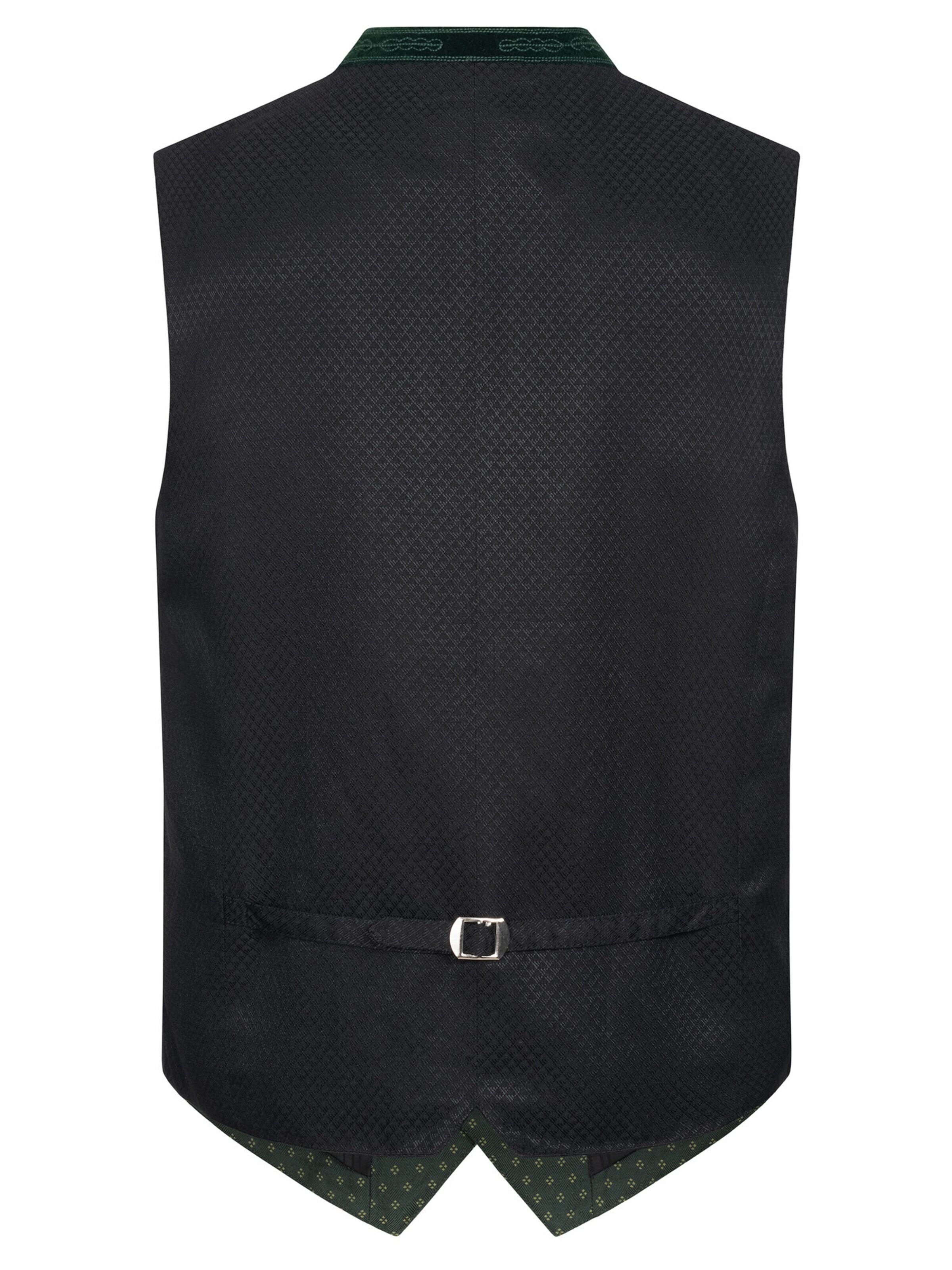 Trachtenhof Nübler Vest 'Trachtengilet Marone' in Green