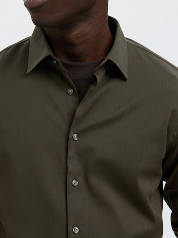 Coupe slim Chemise SELECTED HOMME en vert