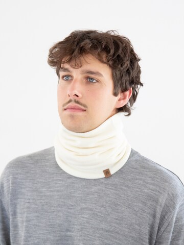 KOPYTO Tube Scarf 'OPOS' in Beige: front