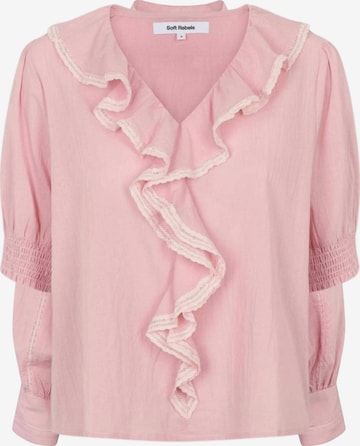 Soft Rebels Tričko ' SRTahnee ' – fialová: přední strana