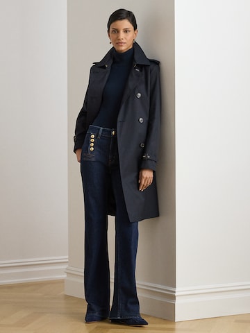 Lauren Ralph Lauren Petite Přechodný kabát – modrá: přední strana