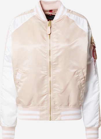 ALPHA INDUSTRIES Between-season jacket in Pink: front