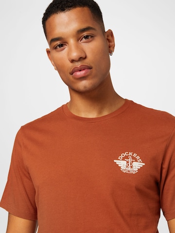 T-Shirt Dockers en orange