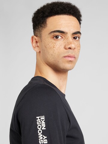 T-Shirt 'BIG SWOOSH' Nike Sportswear en noir