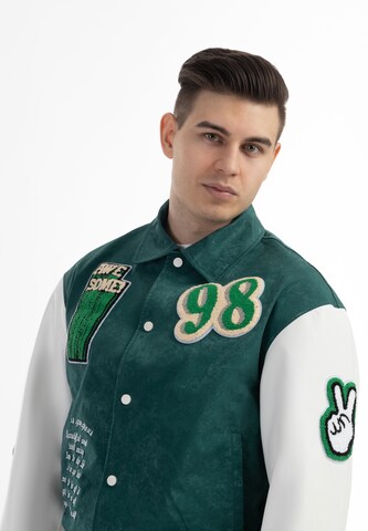 MO - Chaqueta de entretiempo en verde