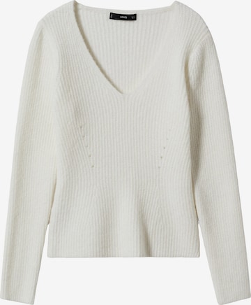 MANGO Sweater 'KALE' in Beige: front