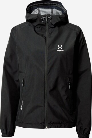 Haglöfs Outdoor Jacket 'Betula' in Black: front