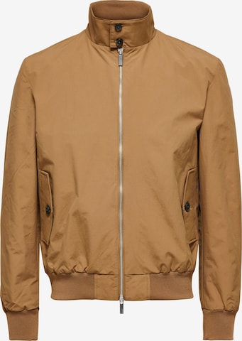 SELECTED HOMME Between-Season Jacket 'KINGSLEY' in Brown: front